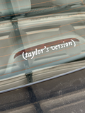 (taylor's version) car deal