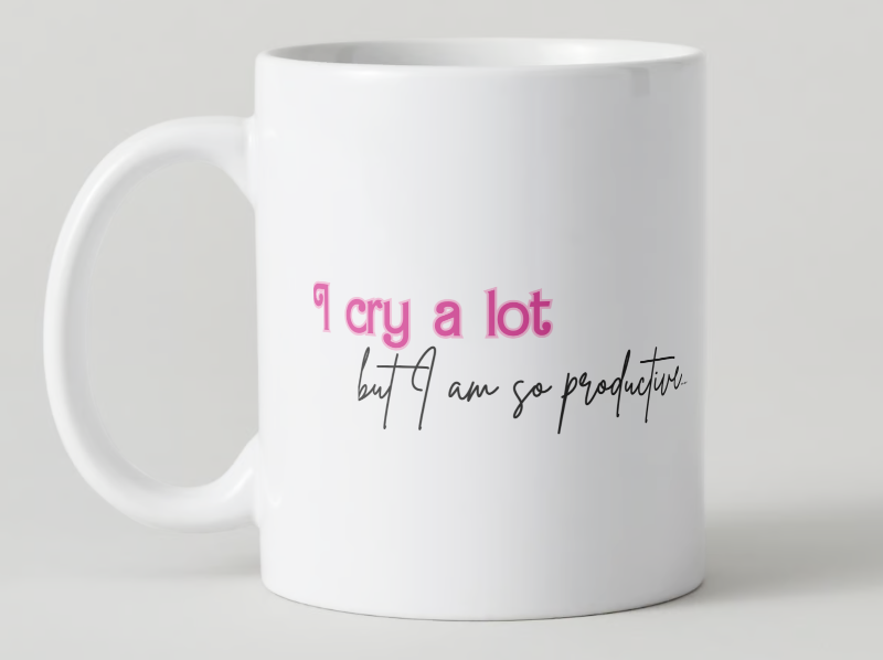 The Tortured Poets Department I Can Do It With a Broken Heart I Cry A Lot Mug