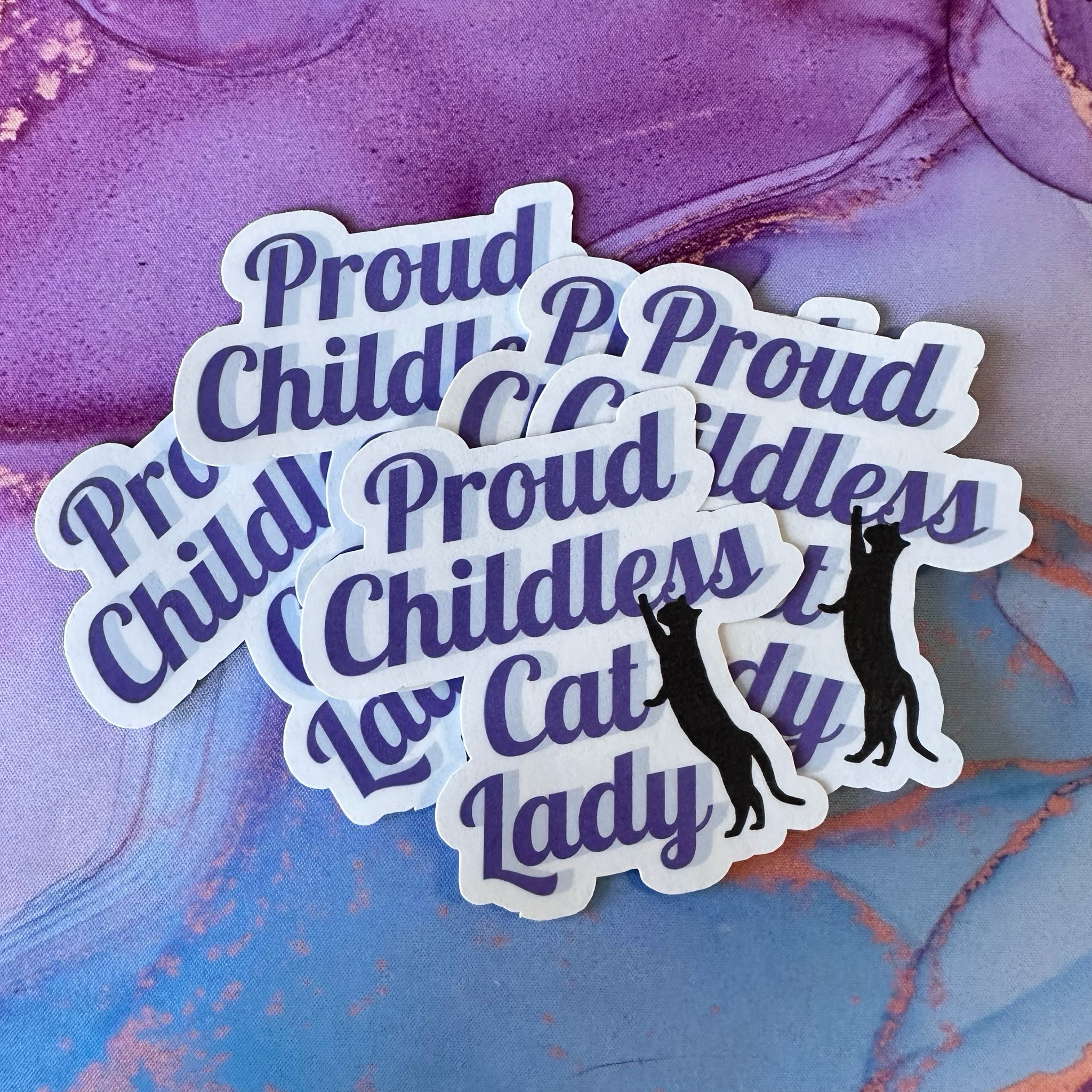 Childless Cat Lady Sticker
