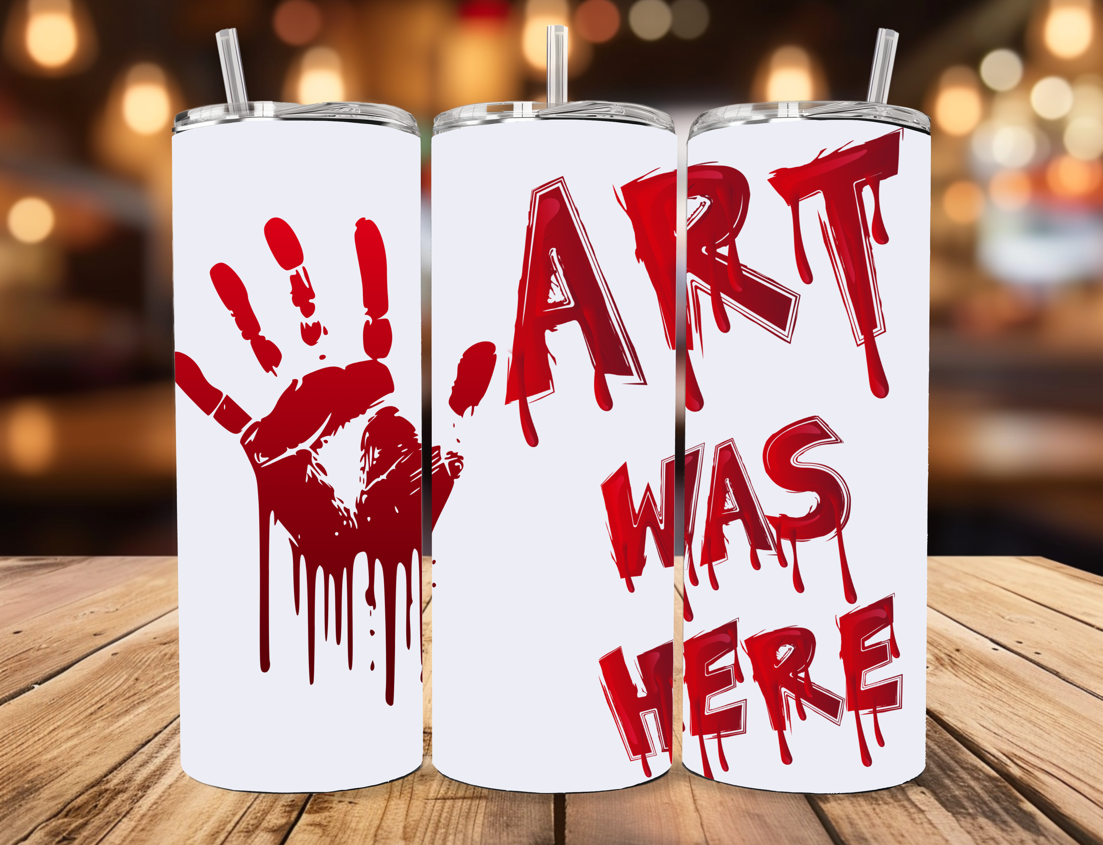 Art was Here- Terrifier Inspired - 20oz Tumbler